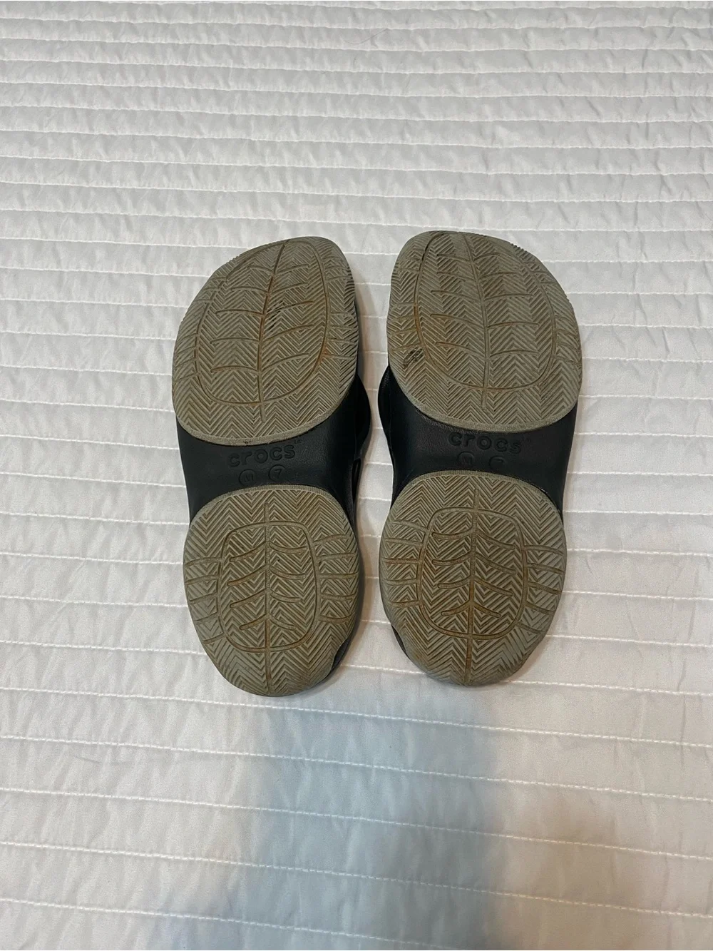 Crocs Black Flip Flop Sandals Men’s Size 7